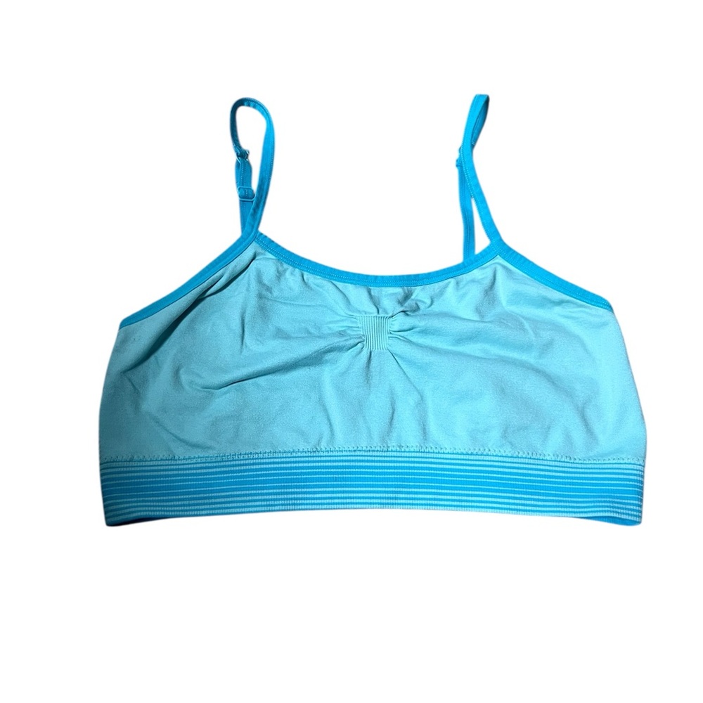 Simple Pleasures Women’s Seamless Bralette Turquoise Size Large